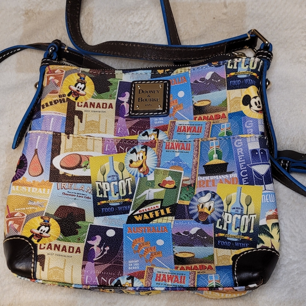 Dooney & Bourke Disney Epcot Food and Wine Festival 2016 Bag - Picture 2 of 9